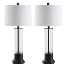 Load image into Gallery viewer, Jayse Clear & Black Table Lamp