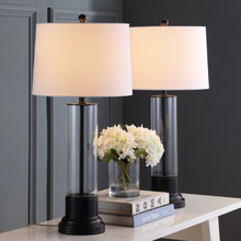 Load image into Gallery viewer, Jayse Clear & Black Table Lamp
