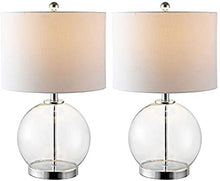Load image into Gallery viewer, Lonni Clear / Chrome Table Lamp