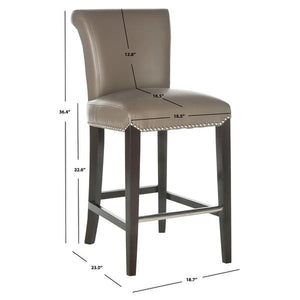 Seth Leather Counter Stool