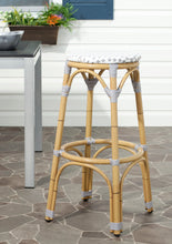 Load image into Gallery viewer, Kipnuk Indoor/Outdoor Bar Stool Grey/White