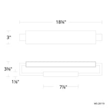 Load image into Gallery viewer, Kinsman 2 - Light Dimmable LED Bath Bar