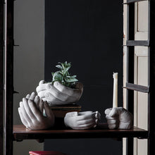 Load image into Gallery viewer, Handy Concrete Candle Holder