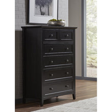 Load image into Gallery viewer, CLEARANCE Black Mowgli 5 Drawer 40" W Chest / Dresser