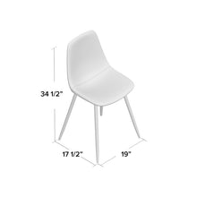 Load image into Gallery viewer, CLEARANCE Gray Fabric Parvin Side Chair