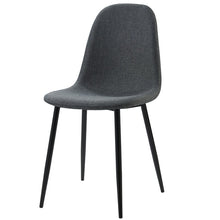 Load image into Gallery viewer, CLEARANCE Gray Fabric Parvin Side Chair