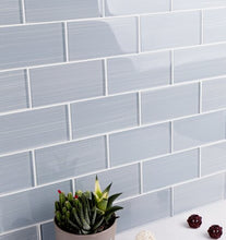 Load image into Gallery viewer, Hand Painted 3" x 6" Glass Peel & Stick Subway Tile