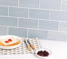 Load image into Gallery viewer, Hand Painted 3" x 6" Glass Peel & Stick Subway Tile