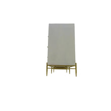 Load image into Gallery viewer, Wilbraham White & Gold 6 Drawer 72" W Solid Wood Double Dresser