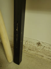 Load image into Gallery viewer, Distressed Black Wooden Full Size Bed Frame