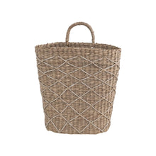 Load image into Gallery viewer, Hand-Woven Seagrass Wall Basket with Handle