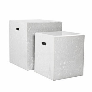 Bella Marble Cube Side Table