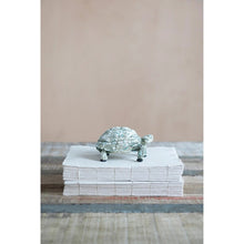 Load image into Gallery viewer, Resin Turtle, Distressed Verdigris Finish