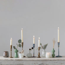 Load image into Gallery viewer, Hand-Forged Metal Taper Holder with Antique Finish