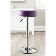 Load image into Gallery viewer, Purple Jude Swivel Bar Stool