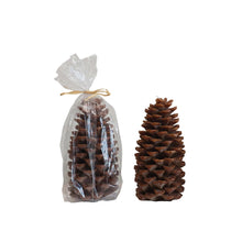 Load image into Gallery viewer, Unscented Pinecone Shaped Candle