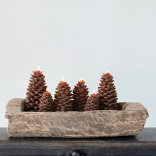Load image into Gallery viewer, Unscented Pinecone Shaped Candle