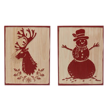 Load image into Gallery viewer, Wood Laser Cut Winter Wall Decor, 2 Styles