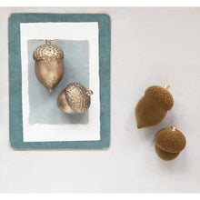 Load image into Gallery viewer, Flocked Brown Acorn, 2 Sizes