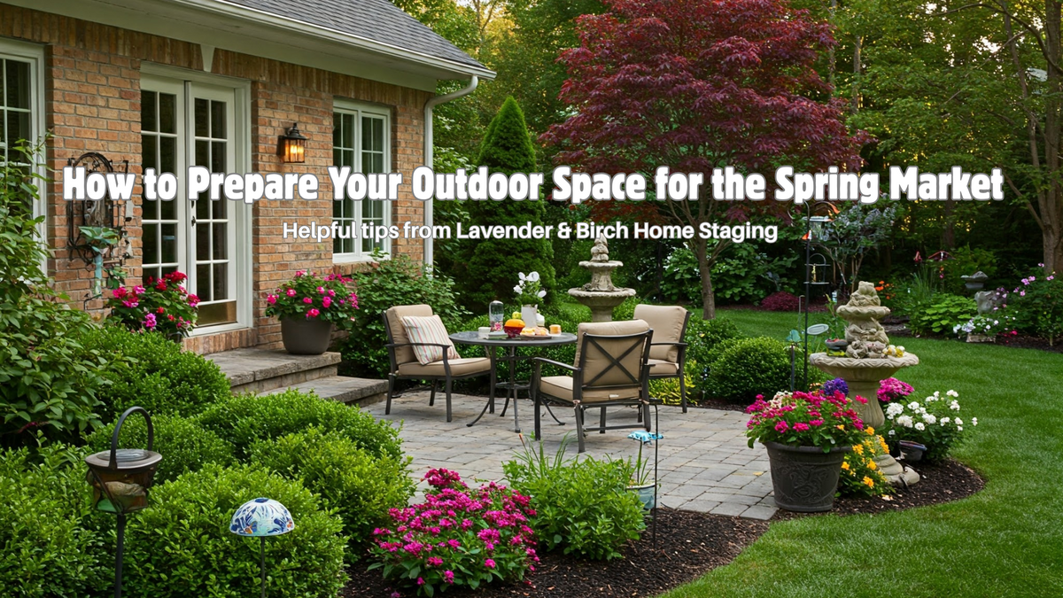 How to Prepare Your Outdoor Space for the Spring Market | Lavender & Birch