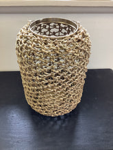 Load image into Gallery viewer, Twine Rope Decorative Candle Lantern
