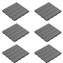 Load image into Gallery viewer, 12&quot; x 12&quot; Composite Interlocking Deck Tile (Set of 6)
