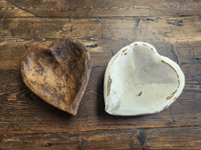 Load image into Gallery viewer, Heart Shaped Wood Bowls
