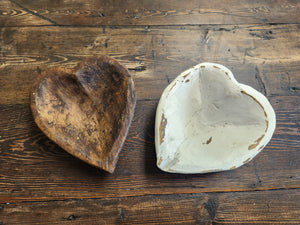 Heart Shaped Wood Bowls