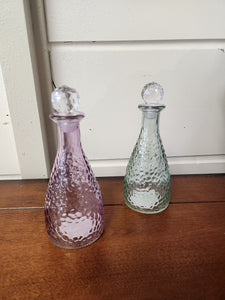 Colorful Faux Crystal Glass Bottles