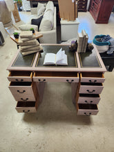 Load image into Gallery viewer, Pink Wooden Writing Desk w/ Decorative Top
