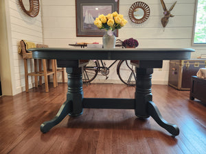 Charleston Green Wood Dining Table