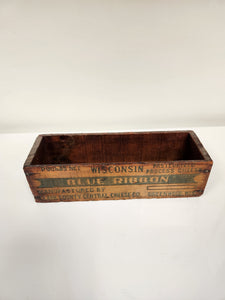 Vintage Wooden Cheese Box