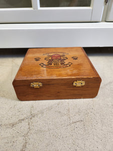 Hamiltons Wooden Cigar Box