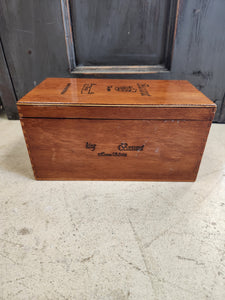Wooden Baccarat The Game Storage Box