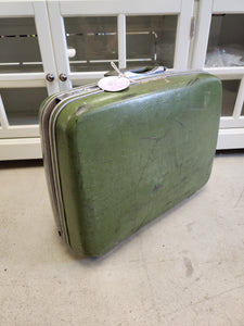 Vintage Green Travel Suitcase