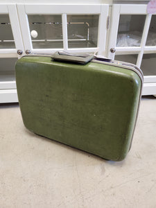 Vintage Green Travel Suitcase