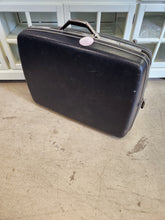 Load image into Gallery viewer, Large Dark Blue Samsonite Suitcase
