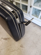Load image into Gallery viewer, Large Dark Blue Samsonite Suitcase
