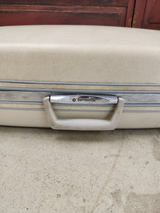 Cream/Off White Samsonite Suitcase
