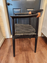 Load image into Gallery viewer, Bandelier Black Dining Arm Chair 
