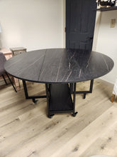 Load image into Gallery viewer, Black Folding Dining Table
