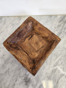 Square Wooden Bowl