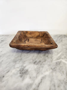Square Wooden Bowl