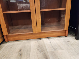 Wood and Glass 2 Door Display Cabinet