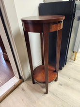 Load image into Gallery viewer, Tall Round Wooden Side Table
