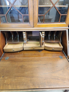 Colonial Ball and Claw Feet Tall Wooden Secretary Desk