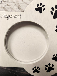 Dog Picture Frame with 2 Slots