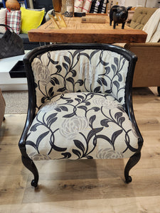 Black and Gray Armchair