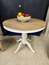 Load image into Gallery viewer, White Wooden Pedestal Dining Table
