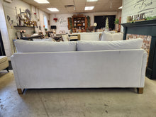 Load image into Gallery viewer, Cream Curved Standard Sofa w/ Gold Legs
